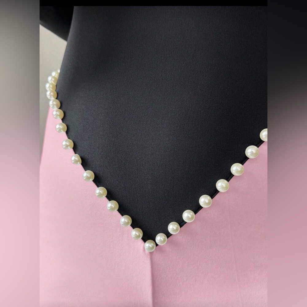 Elegant Black and Pink Women's Jumpsuit - Picture 5 of 7